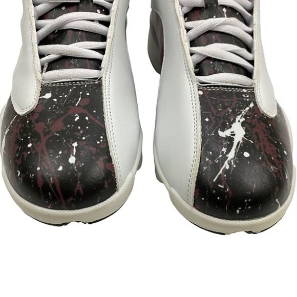 Unbranded Redskins Tribal Feather Native American Sneakers White Mens 46 - Picture 2 of 9